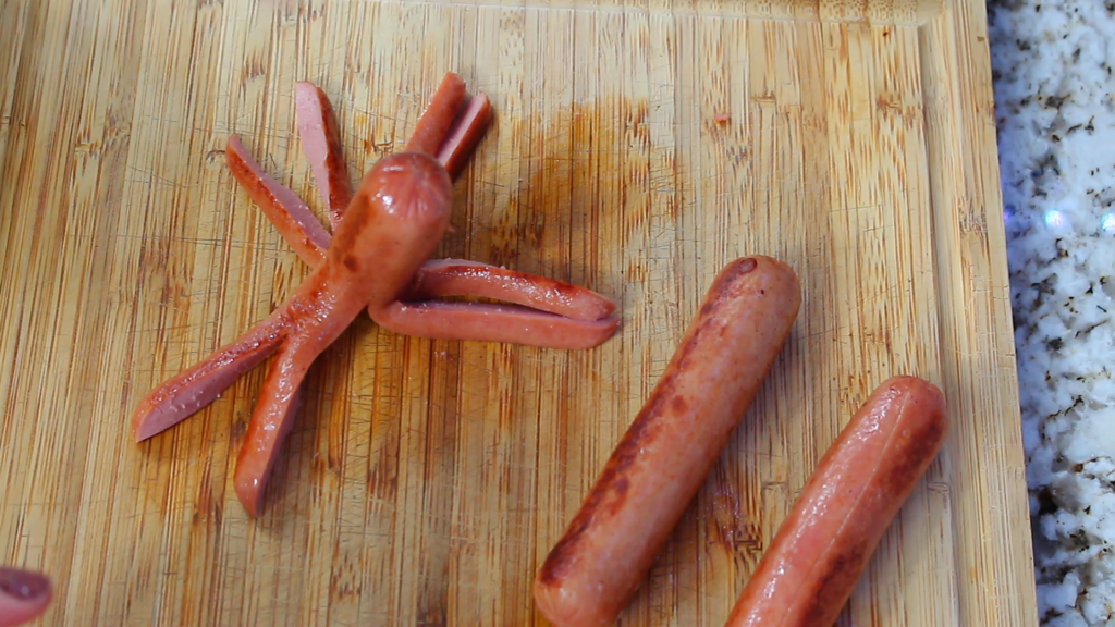octopus hot dogs for little mermaid movie night image