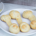 Lady and the Tramp party food for Lady and the Tramp movie night - Dog Bone Breadstick Recipe