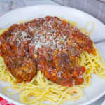 Lady and the Tramp party food for Lady and the Tramp movie night - Spaghetti and Meatballs Recipe