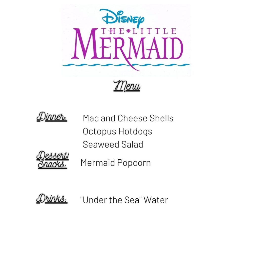 The Little Mermaid Movie Night Party - Mommy's Movie Magic