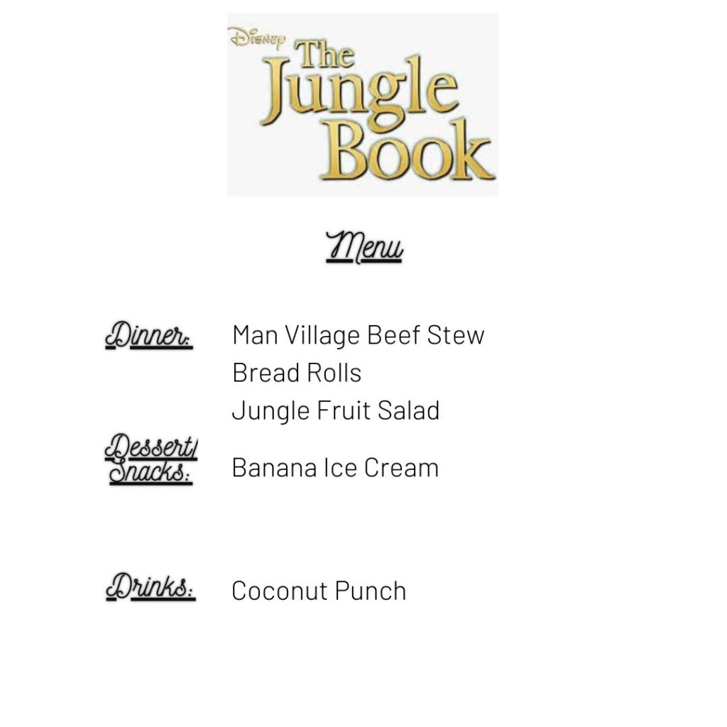 jungle book movie night party mommy s movie magic