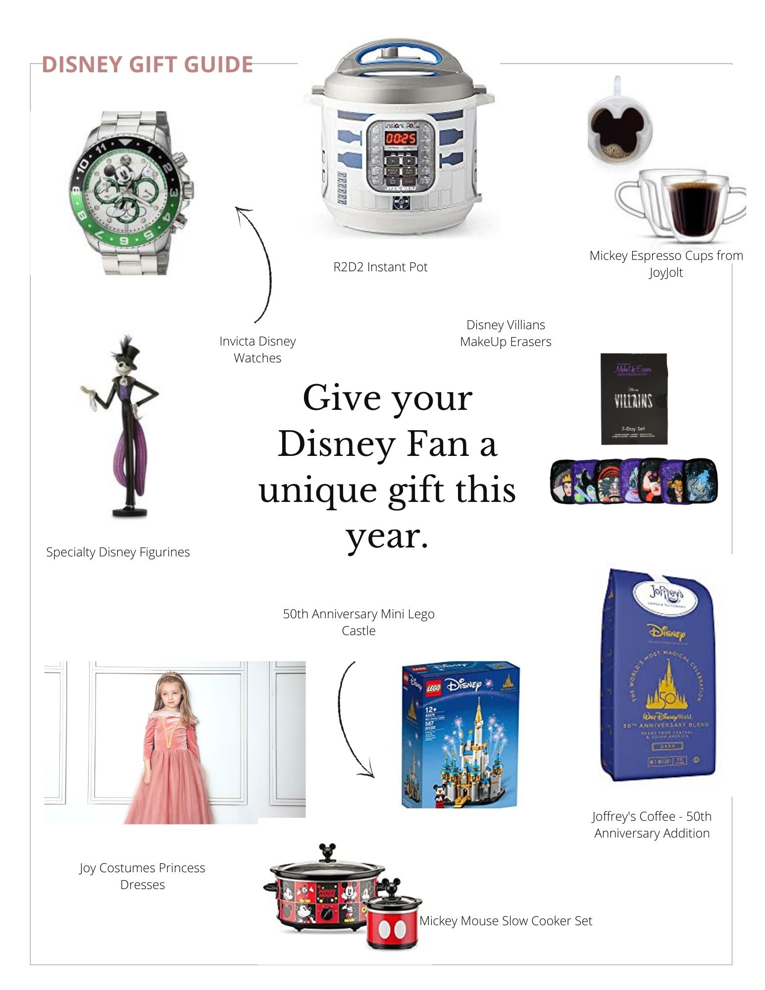 Get It by Dec 25: Unique Gifts for Disney Lovers