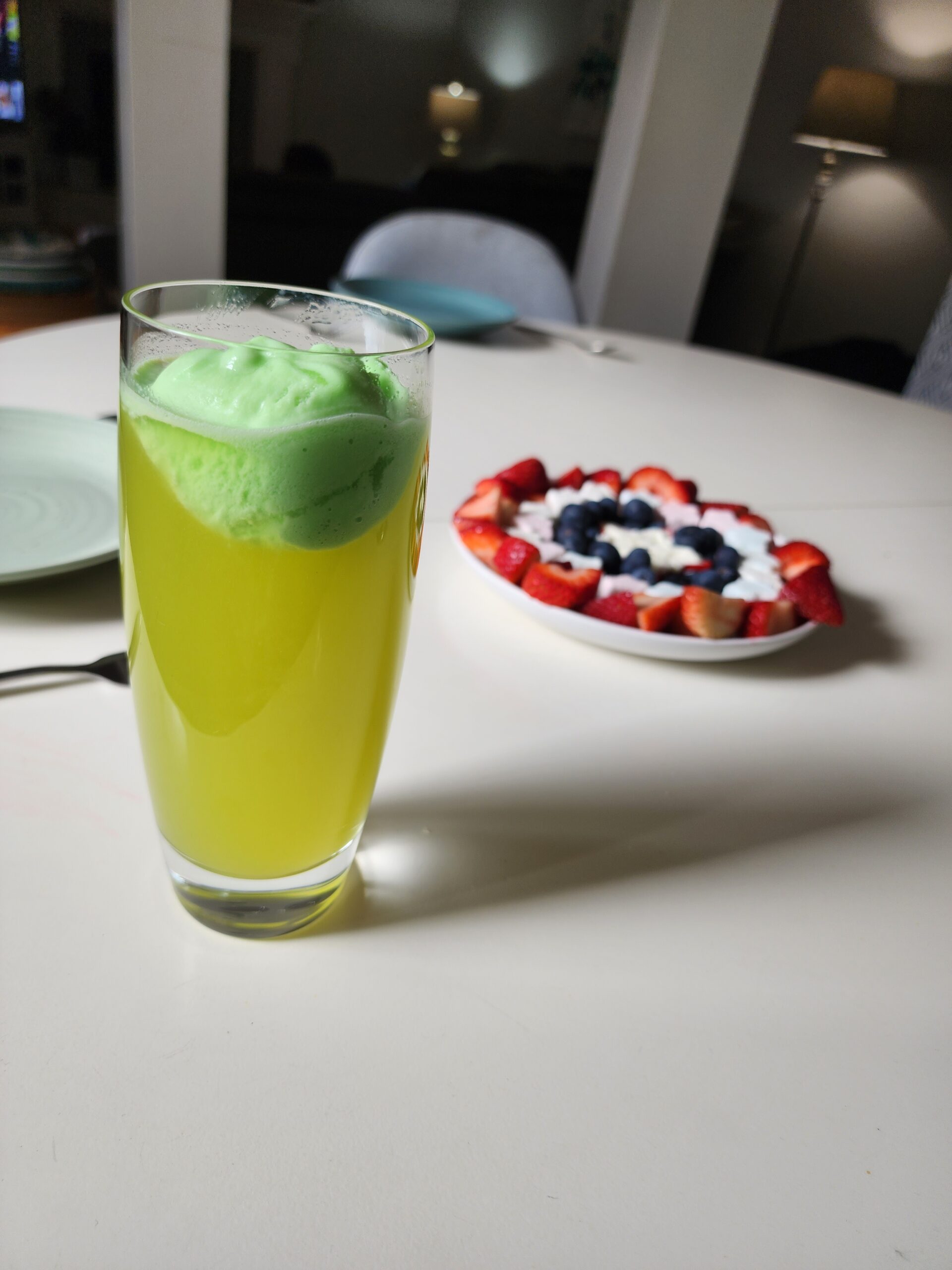 Hulk smash green drink